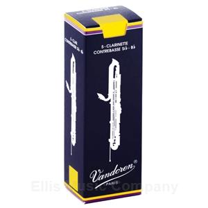 Vandoren Traditional Contrabass Clarinet Reeds #4 (5pk)