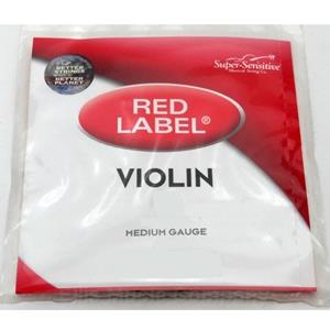 Red Label Violin Single E String, 4/4, Medium Tension (Ball End)
