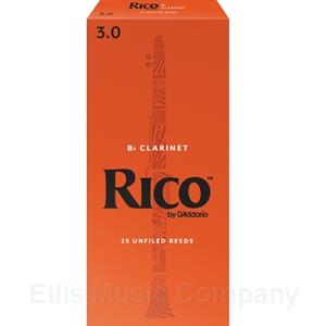 Rico Bb Clarinet Reeds #3 (25pk)