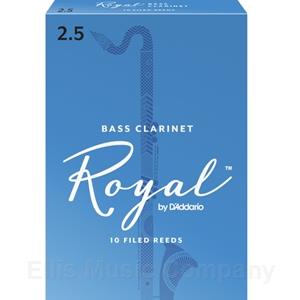Royal Bass Clarinet Reeds #2.5 (10pk)