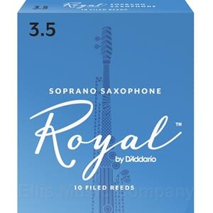 Royal Soprano Saxophone Reeds #3.5 (10pk)
