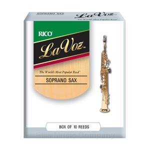 La Voz Soprano Saxophone Reeds, Medium (10pk)