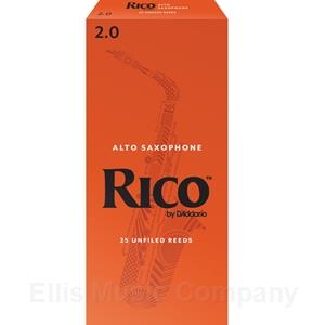 Rico Alto Saxophone Reeds #2 (25pk)