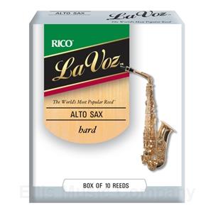 La Voz Alto Saxophone Reeds, Hard (10pk)