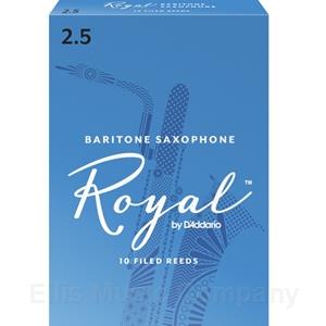 Royal Baritone Saxophone Reeds #2.5 (10pk)