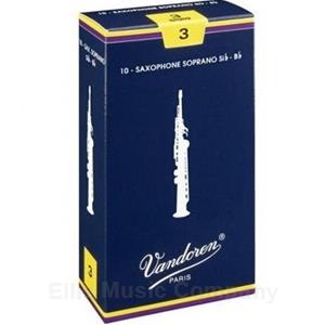 Vandoren Traditional Soprano Saxophone Reeds #2.5 (10pk)