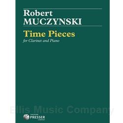 MUCZYNSKI - Time Pieces for Clarinet and Piano