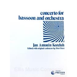 KOZELUH - Concerto for Bassoon and Orchestra (Piano Reduction)
