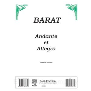 BARAT - Andante et Allegro for Trombone & Piano