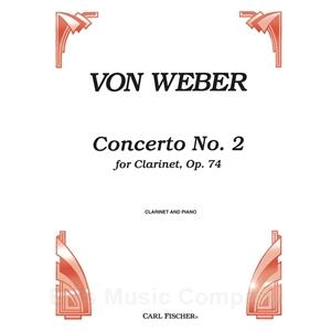 WEBER - Concerto No. 2 in Eb Major, Op. 74 for Clarinet & Piano
