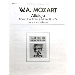 MOZART - Alleluja (from Exsultate, jubilate) for Voice and Piano