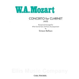 MOZART - Concerto for Clarinet, K.622 with Piano Accompaniment