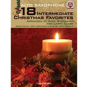 18 Intermediate Christmas Favorites for Alto Saxophone