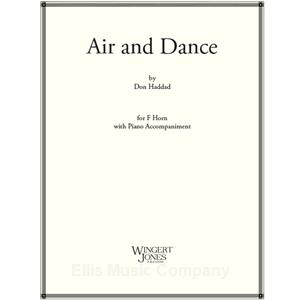 HADDAD - Air and Dance for French Horn and Piano