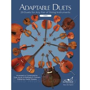 Adaptable Duets: 29 Duets for Any Pair of String Instruments (Cello Book)
