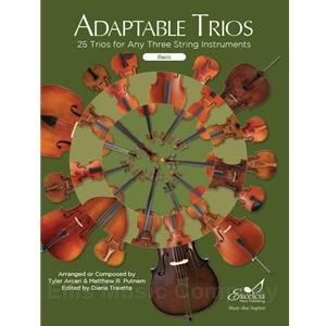 Adaptable Trios: 25 Trios for Any Three String Instruments (Bass Book)