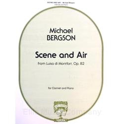 BERGSON - Scene and Air from Luisa di Montfort, Op. 82, for Clarinet & Piano
