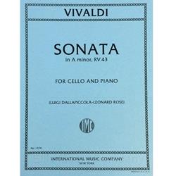 VIVALDI - Sonata in A minor, RV 43 for Cello & Piano