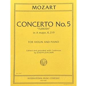 MOZART - Concerto No. 5 "Turkish" in A Major, K.219 for Violin & Piano