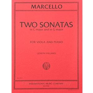MARCELLO - Two Sonatas (C Major and G Major) for Viola and Piano