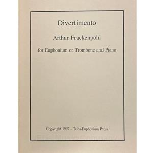 FRACKENPOHL - Divertimento for Euphonium or Trombone & Piano