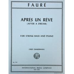 FAURE - Apres un Reve (After a Dream) for String Bass & Piano