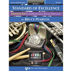 Standard of Excellence Enhanced (2nd Edition) - Drums and Mallet Percussion, Book 2