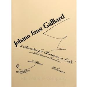 GALLIARD - Six Sonatas for Bassoon or Cello and Piano (arranged for Trombone), Volume 1