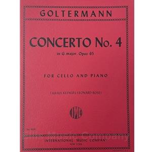 GOLTERMANN - Concerto No. 4 in G Major, Op. 65 for Cello and Piano