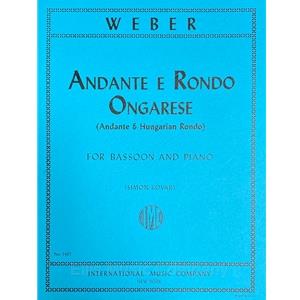 WEBER - Andante and Hungarian Rondo Op. 35 for Bassoon and Piano