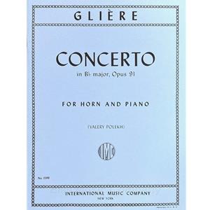 GLIERE - Concerto in Bb, Op. 91, for Horn and Piano