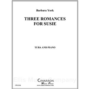 YORK - Three Romances for Susie for Tuba