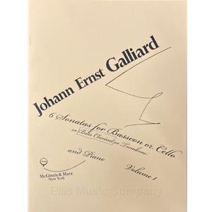 GALLIARD - Six Sonatas for Bass Clarinet and Piano, Volume 1 (Sonatas 1-3)