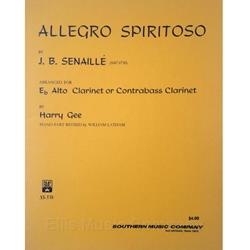 SENAILLE - Allegro Spiritoso for Eb Alto Clarinet & Piano