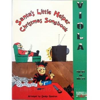 Santa's Little Helper Christmas Songbook for Viola (no CD)